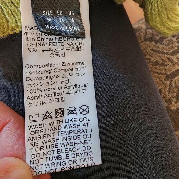 SHEIN Green Knitted Cha Cha Dress Size Medium - Picture 12 of 16